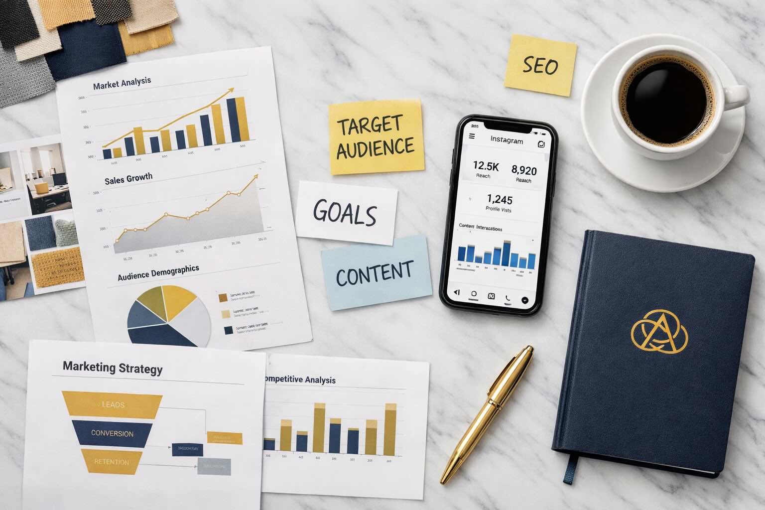 Marketing strategy planning session